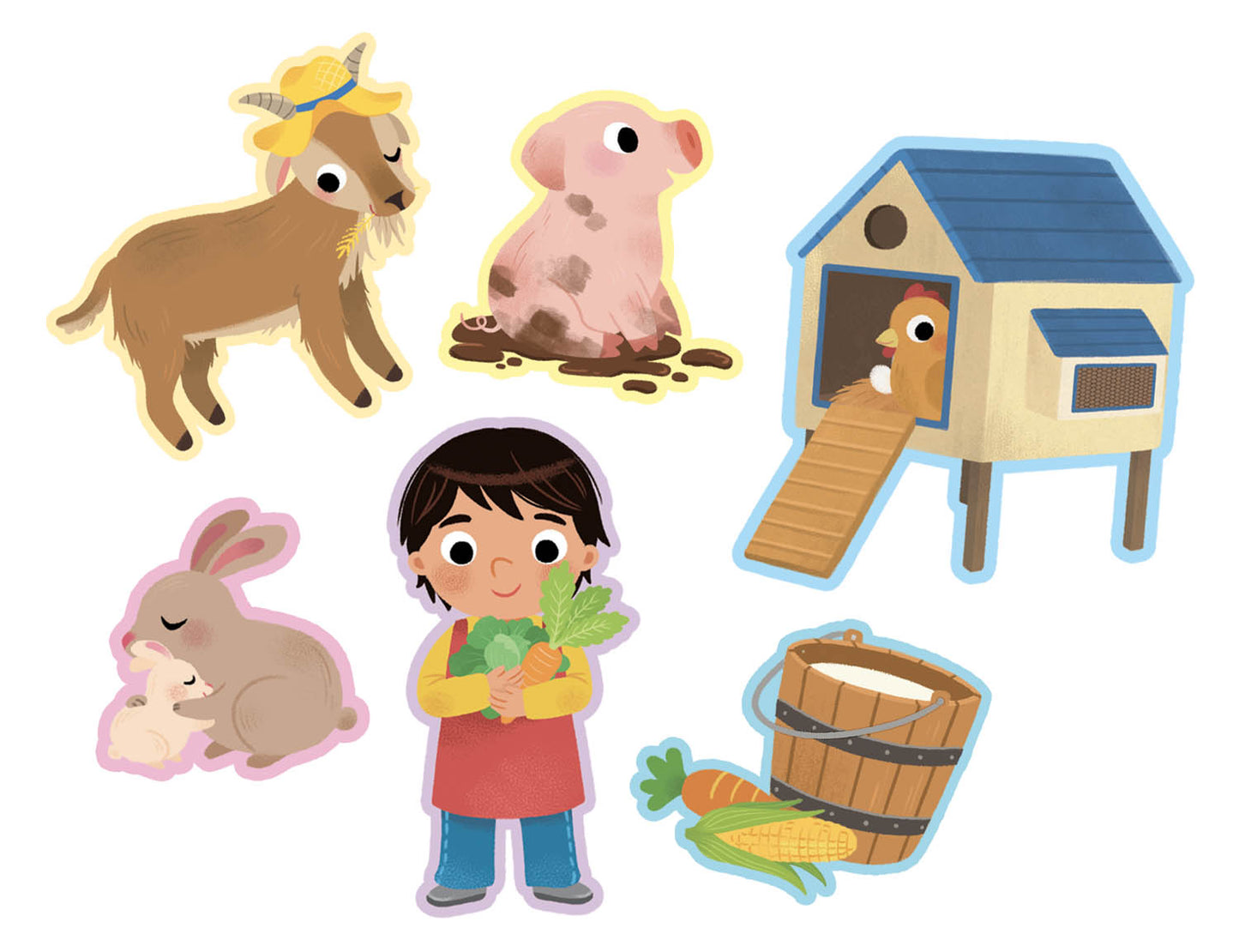 100 Stickers - La fattoria - Centroscuola