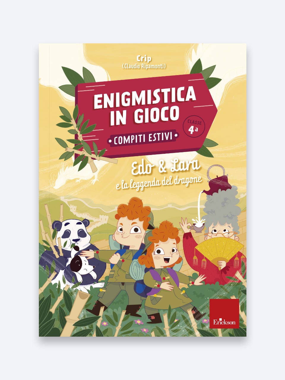 Enigmistica in gioco, Compiti estivi Classe 4°, di Claudio Ripamonti, Erickson