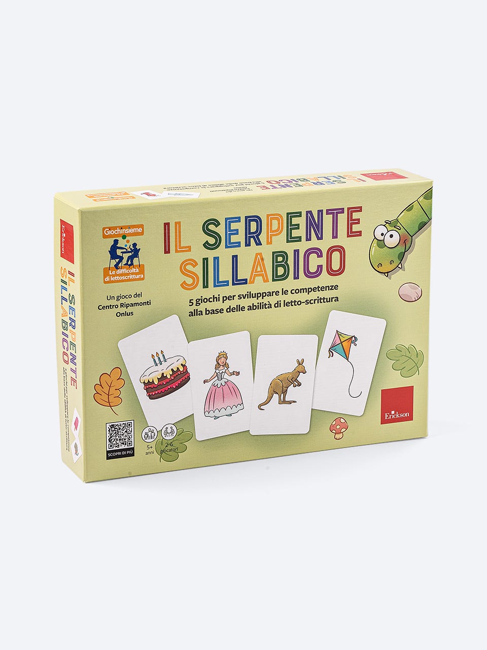 Il serpente sillabico, 5 giochi per la letto-scrittura - Erickson