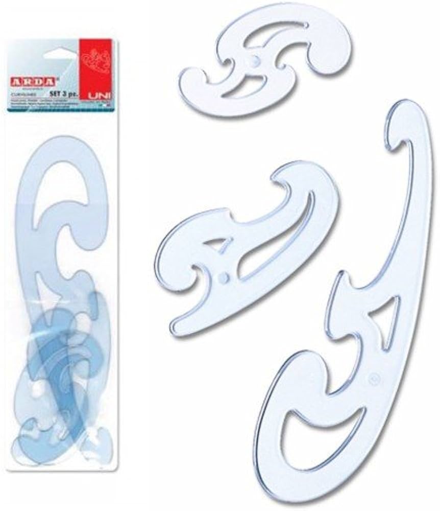 Curvilinee Arda - 3 pezzi - Centroscuola