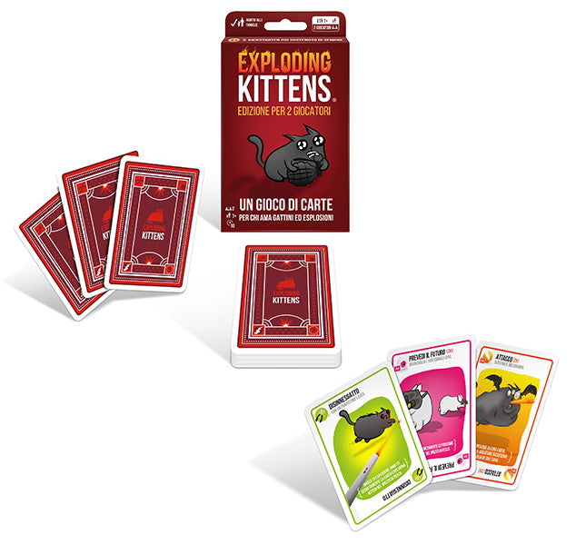 Exploding Kittens - Edizione per 2 giocatori - Centroscuola