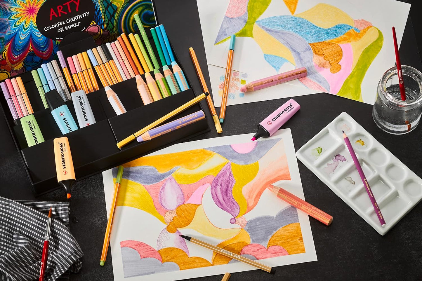 Stabilo Arty Creative Set - 50 pezzi - Centroscuola