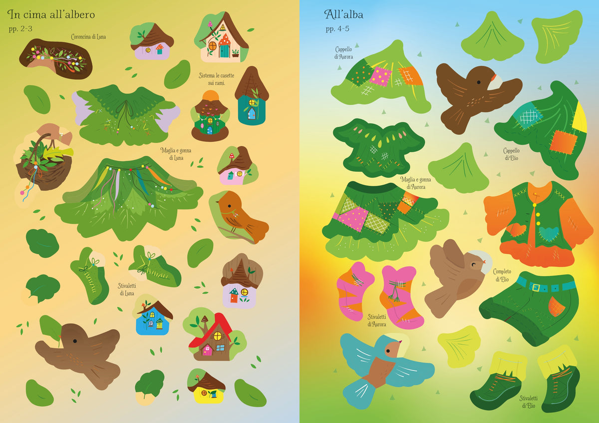 Vesto le bamboline - Fatine degli alberi - Usborne - pagine interne