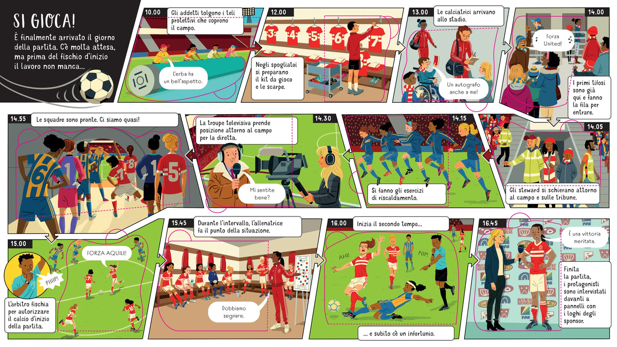 Libri animati - Il calcio - Usborne - pagine interne