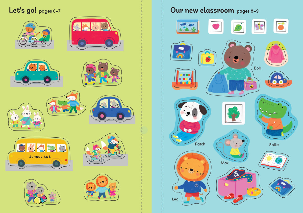 Little First Stickers: First Day at School - Usborne - pagine interne