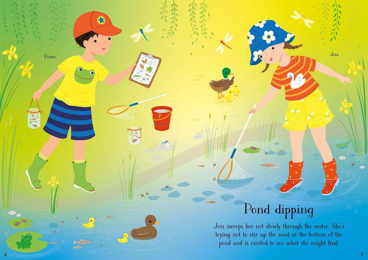 Little Sticker Dolly Dressing Summer Fun - Usborne - pagine interne