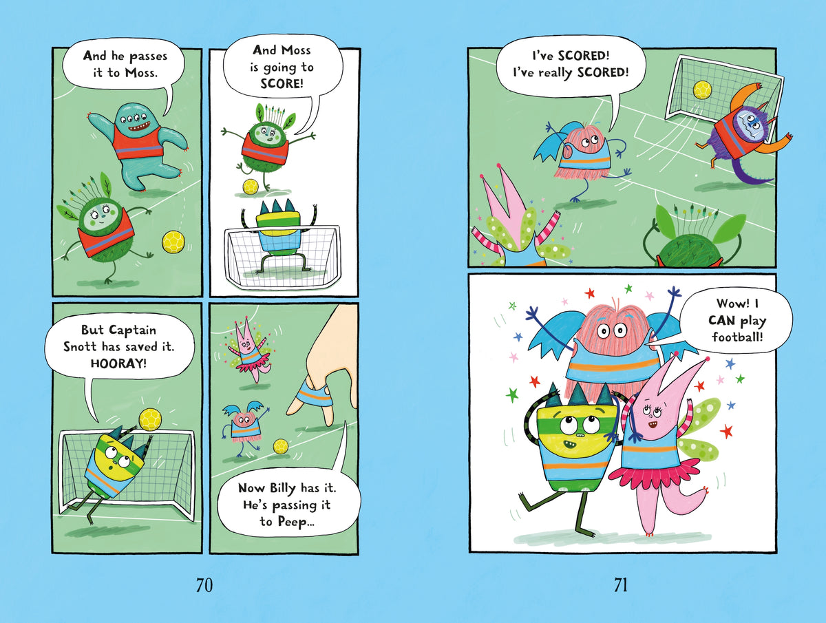 Billy and the Mini Monsters: Monsters Play Football - Usborne - pagine interne