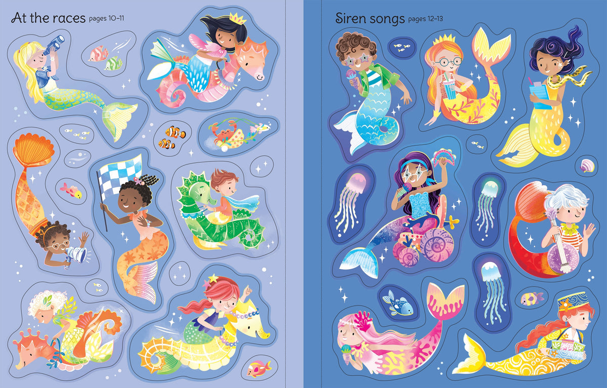 First Sticker Book Mermaids - Usborne - pagine interne