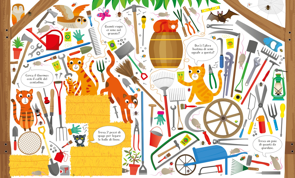 Libro e puzzle - La fattoria - Usborne - pagine interne