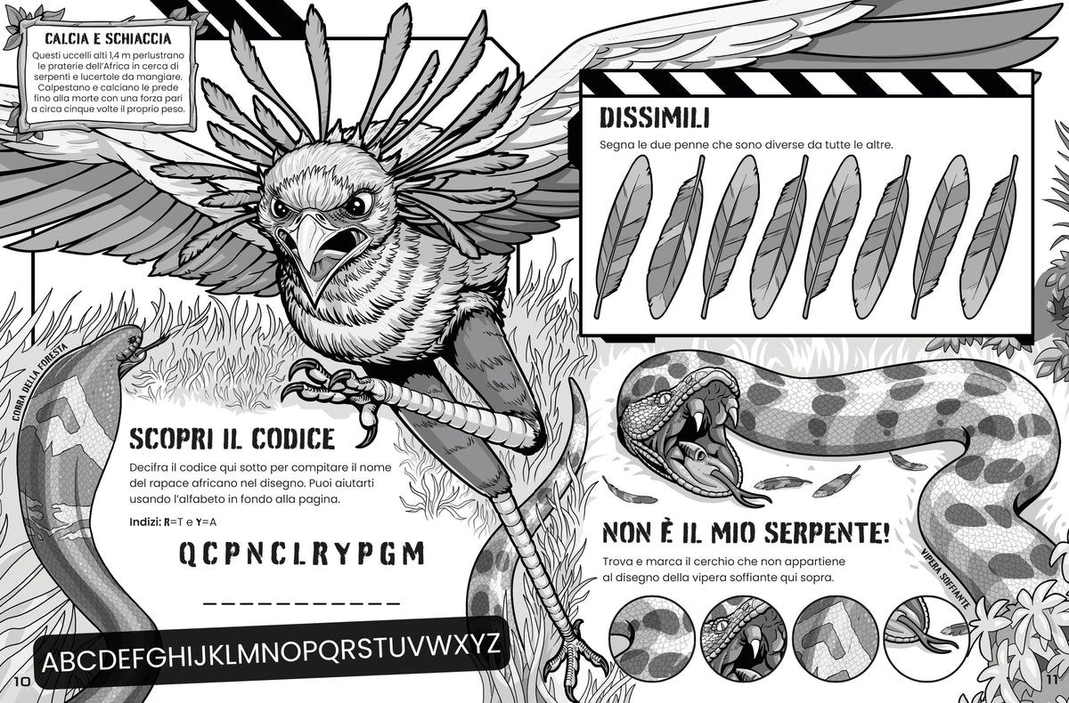 Rompicapi da urlo - Animali pericolosi - Usborne - pagine interne