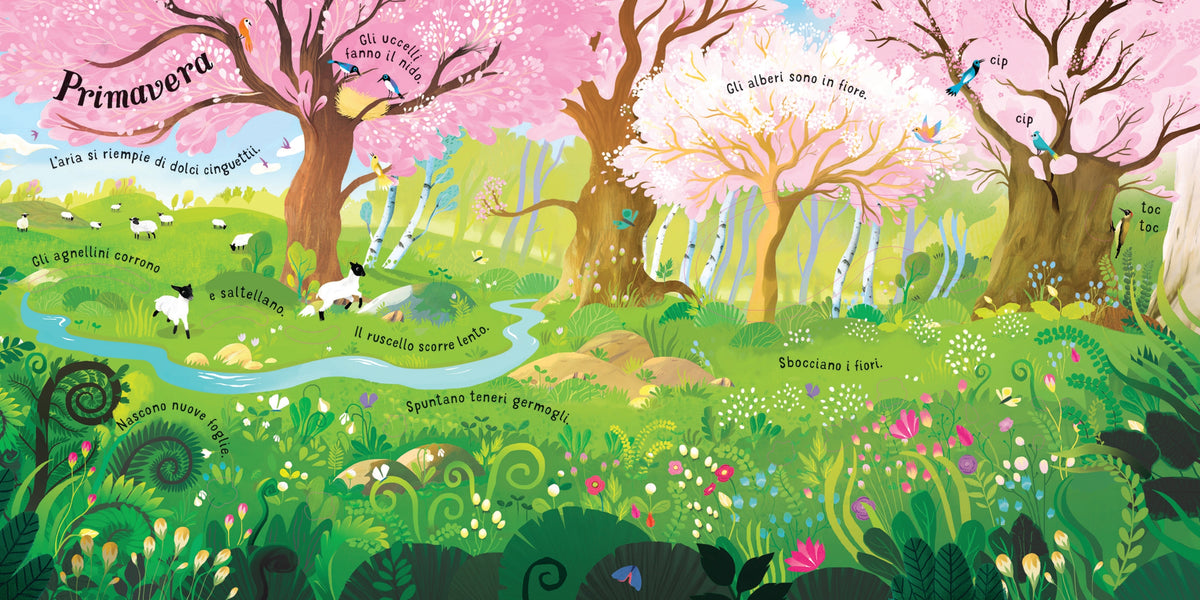 Le quattro stagioni - Usborne - pagine interne