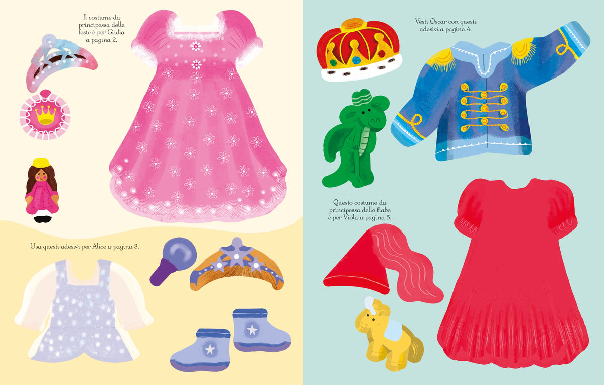 Bamboline in maschera - Principesse - Usborne - pagine interne
