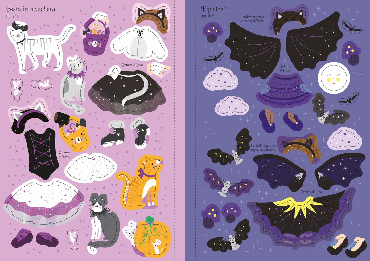 Vesto le bamboline - Halloween - Usborne - pagine interne