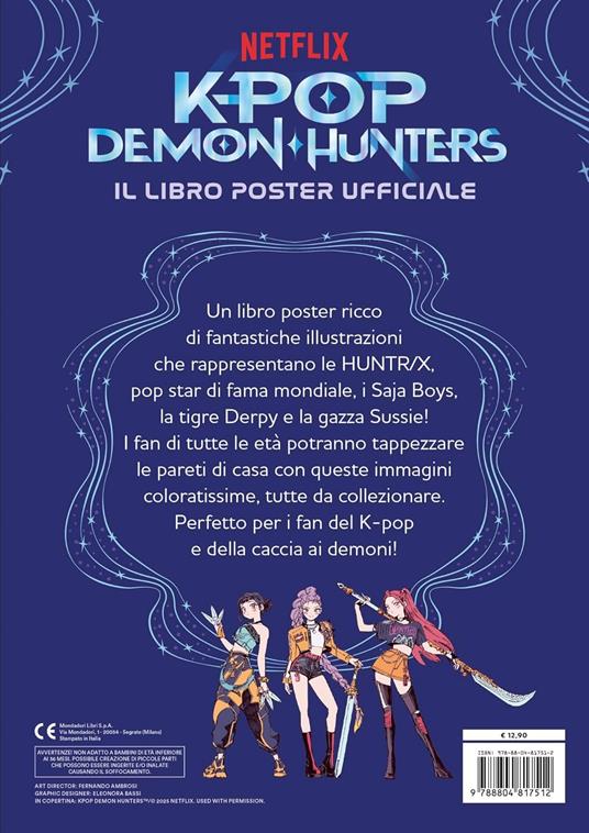 Kpop Demon Hunters - Il libro poster ufficiale - Centroscuola