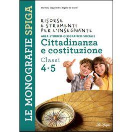 Copertina di Monografie cittadinanza e Costituzione 4/5, La Spiga