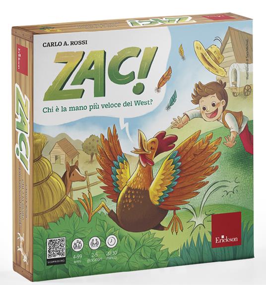 Zac! Chi è la mano più veloce del West? Gioco di osservazione Erickson