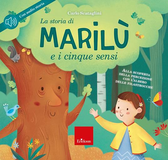 Copertina di Storia di Marilù e i 5 sensi, Carlo Scataglini, Erickson