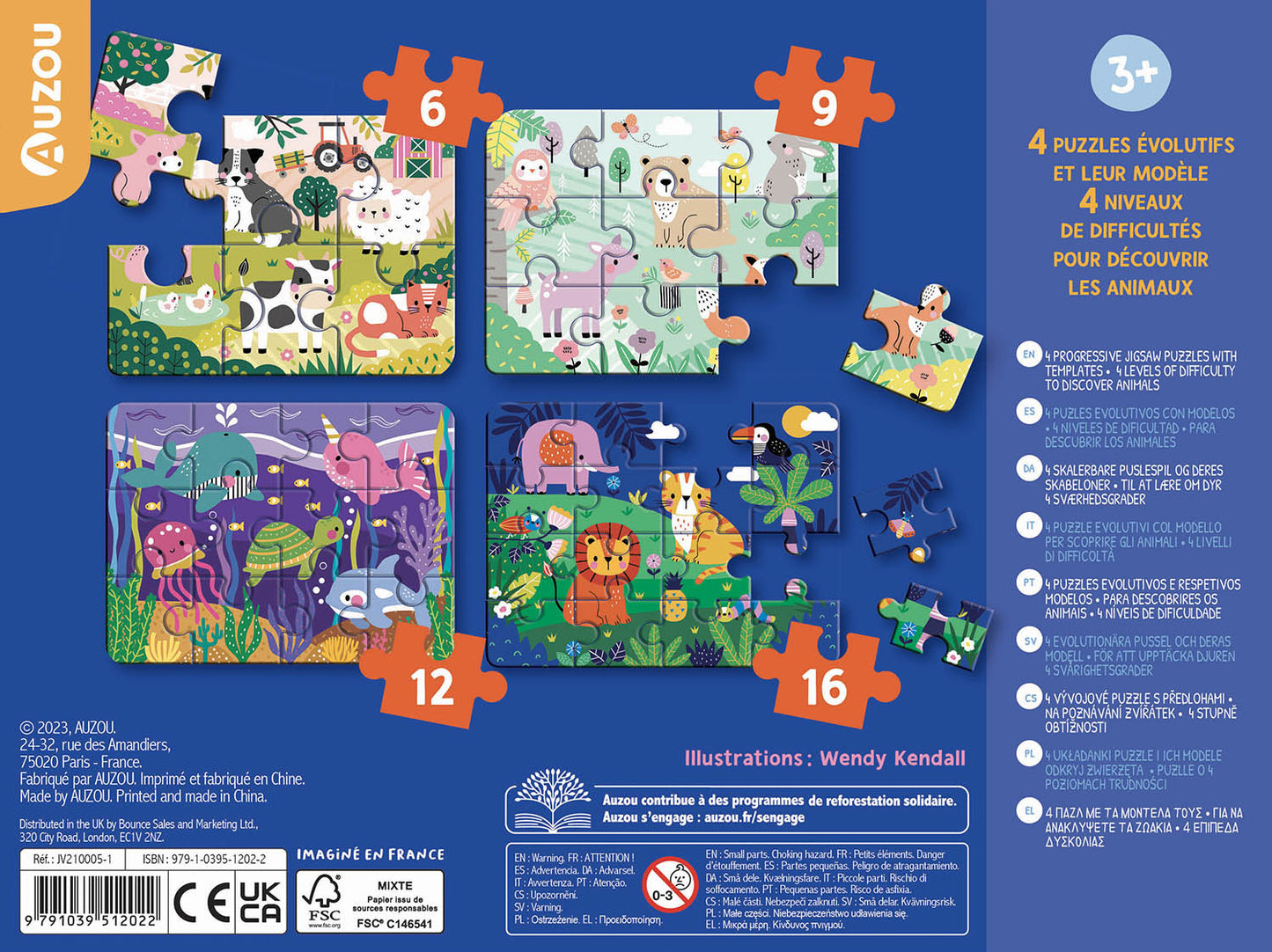 Quattro puzzle progressivi - Centroscuola