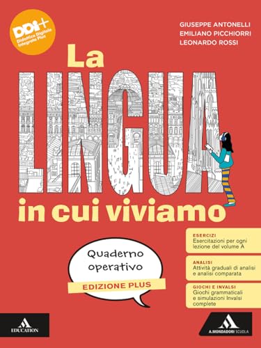 Lingua in Cui Viviamo Quad 2 Vol A1-A2 - Arnoldo Mondadori Scuola - usato