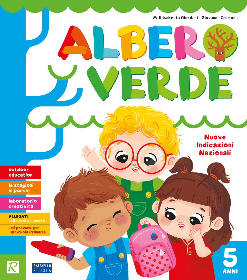 Albero Verde 5 anni, quaderno operativo scuola dell'infanzia Raffaello
