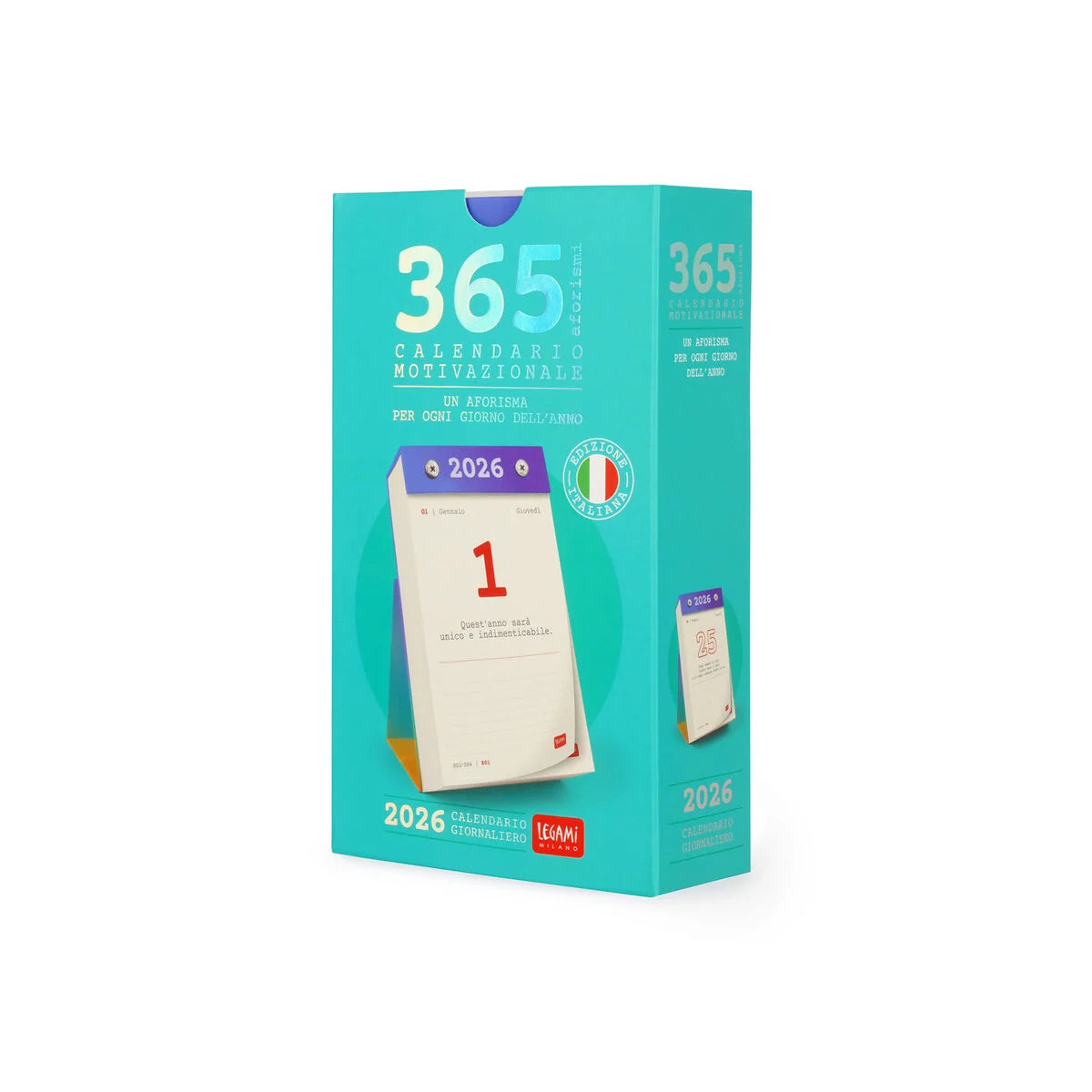 Calendario da Tavolo Giornaliero - 2026 - Edizione Italiana