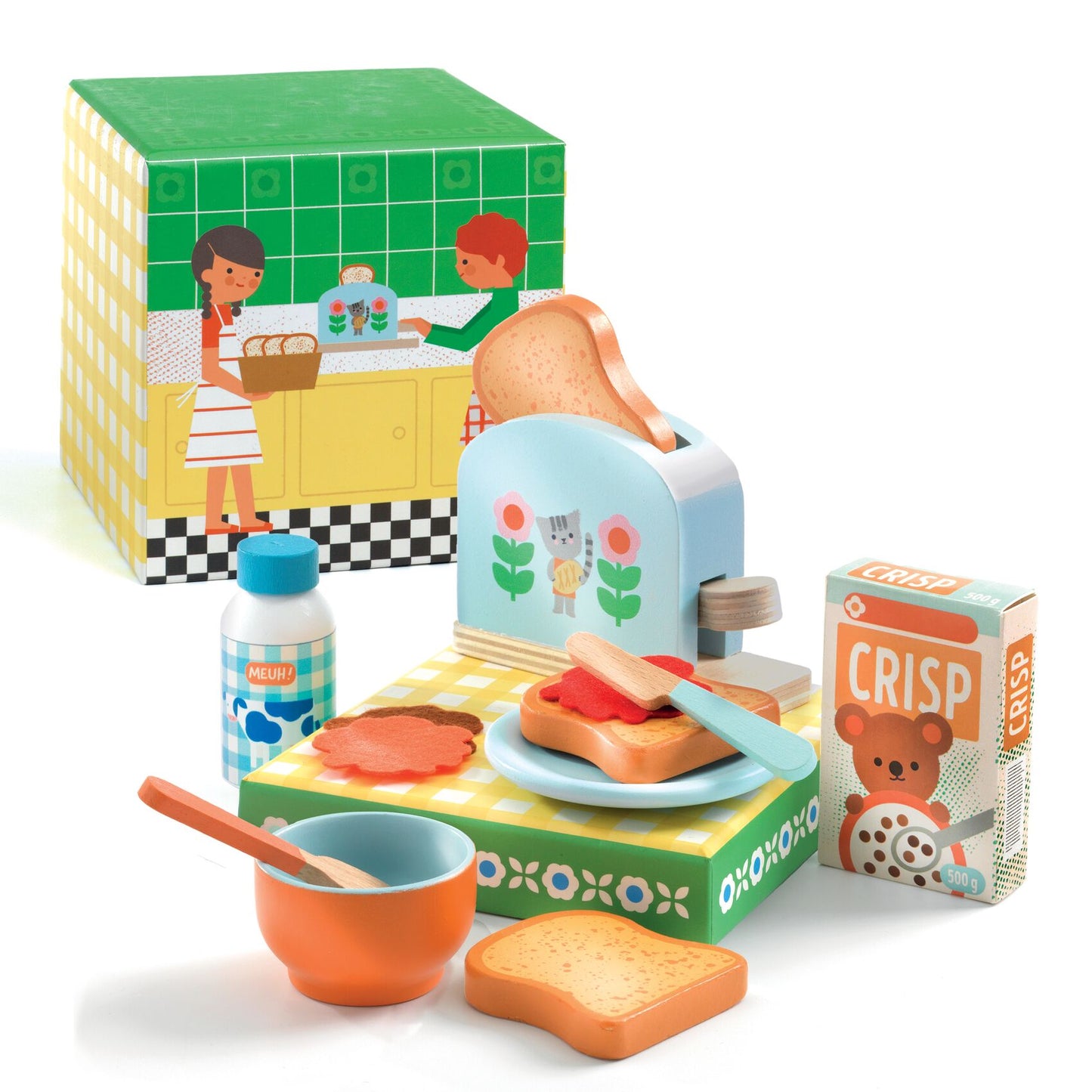 Set Colazione in Legno Djeco - contenuto della confezione