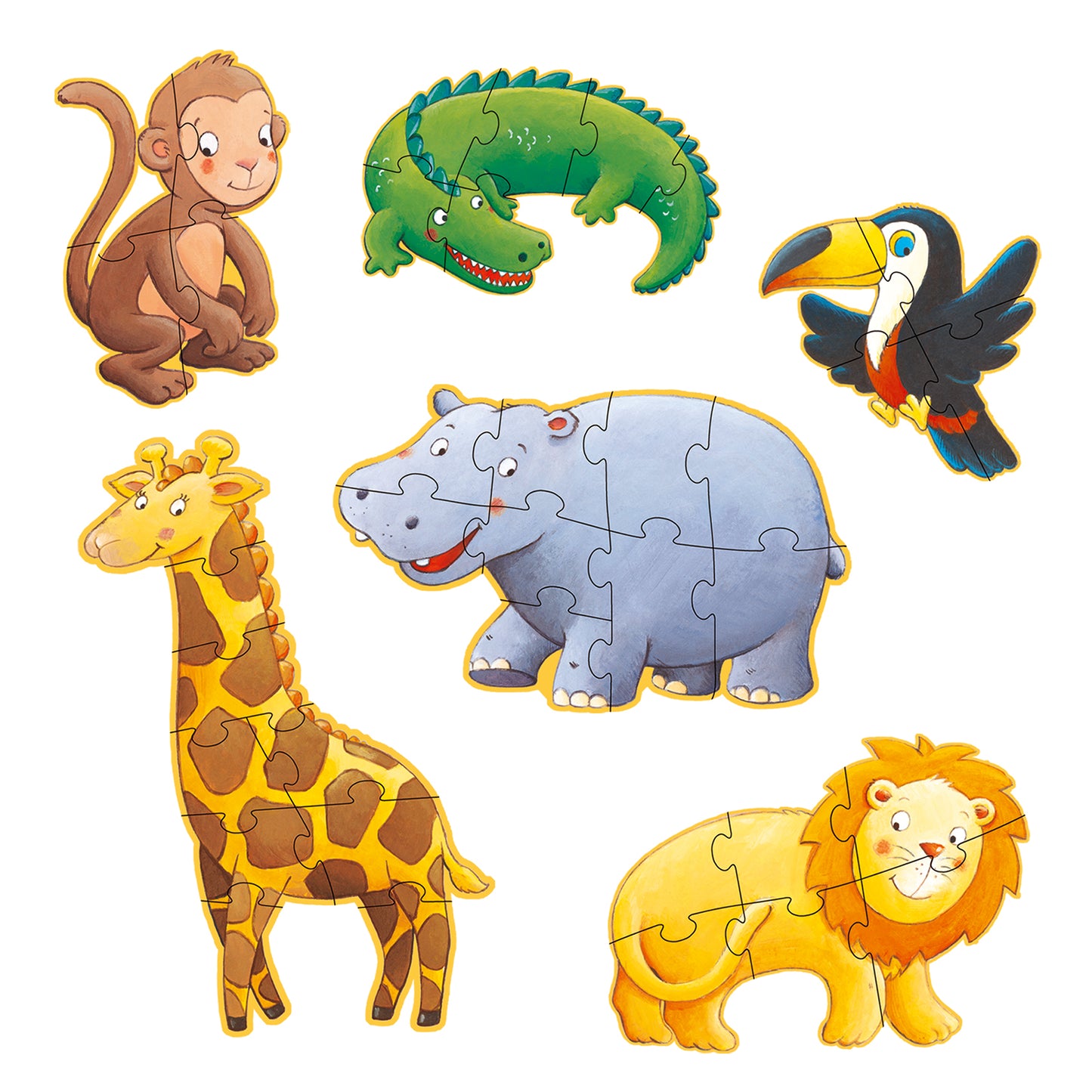 Puzzle gigante progressivo - Marmoset & friends - Centroscuola