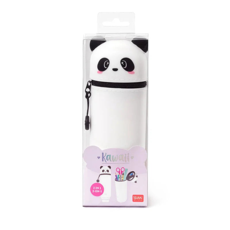 Astuccio Kawaii Panda in silicone morbido 2 in 1 - Centroscuola