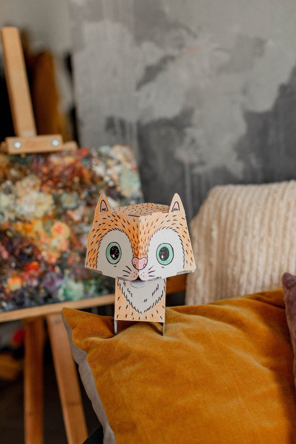 Monumi Cube Head – Gatto - Centroscuola