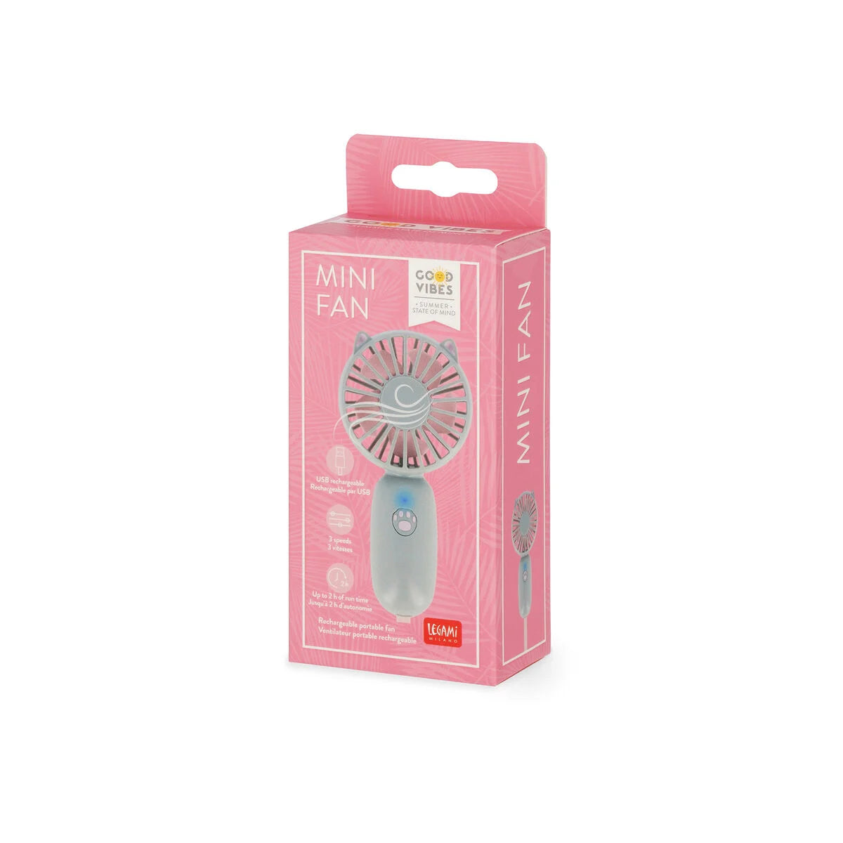 Ventilatore Portatile Ricaricabile Kitty - Centroscuola