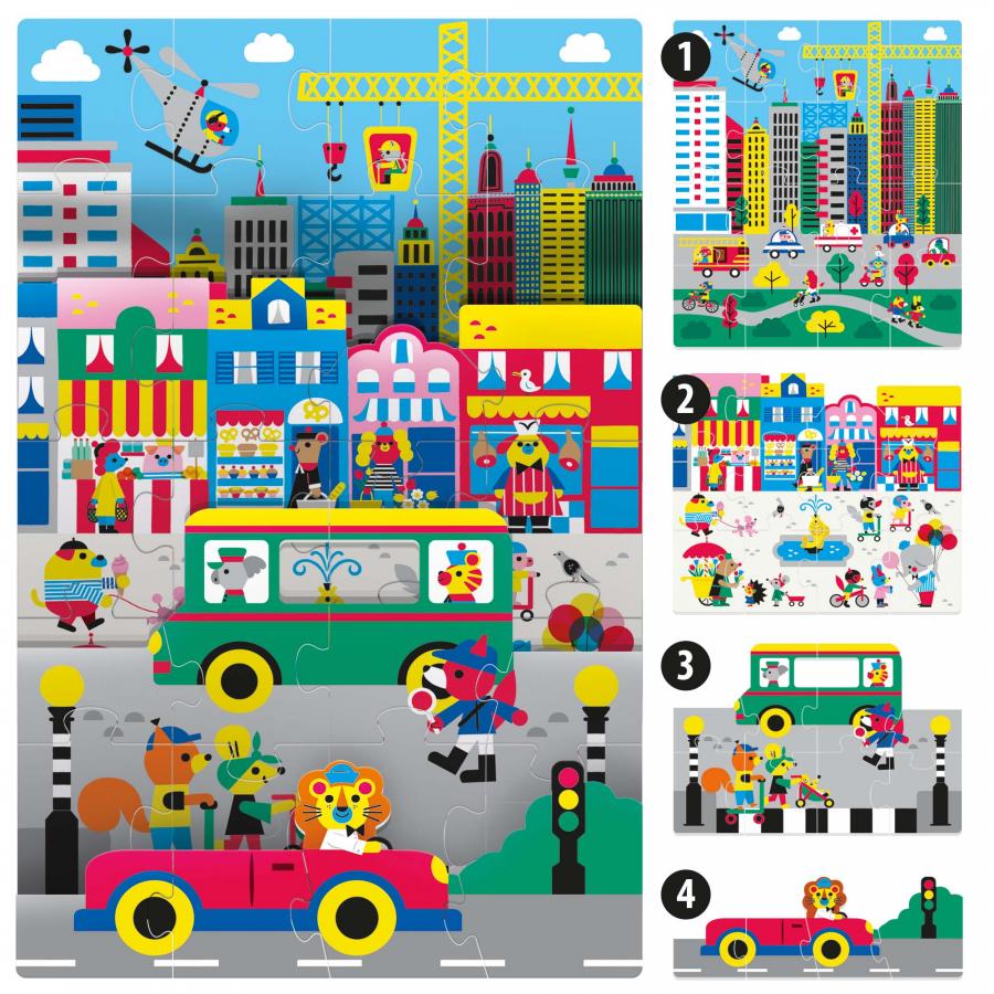 Playrama Puzzle - The City - Centroscuola