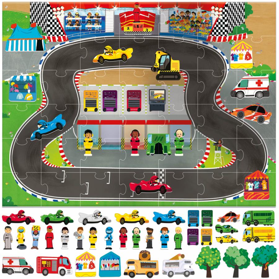 Giant Playset Puzzle - The Grand Prix - Centroscuola