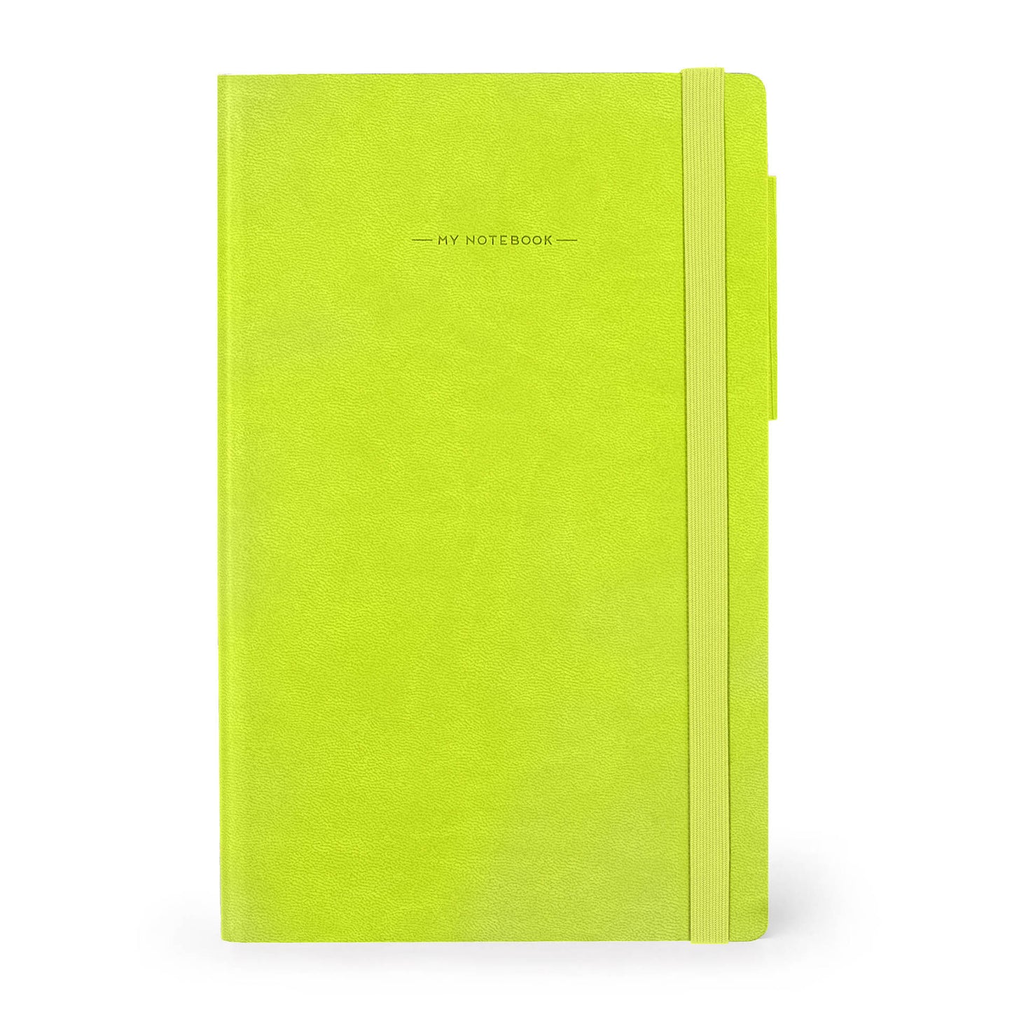 Taccuino a righe My Notebook Legami colore Chartreuse, copertina morbida 13x21cm
