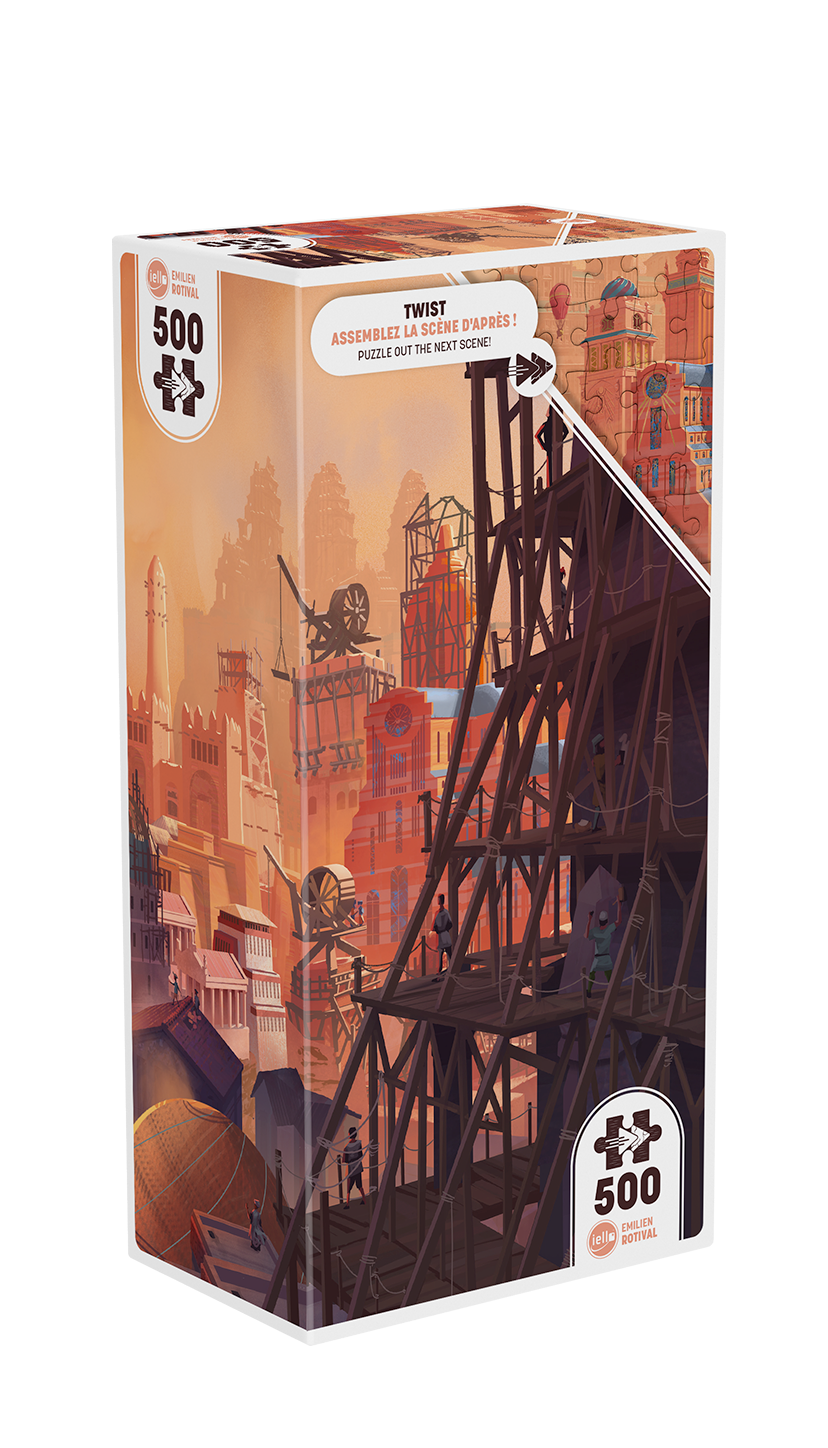 Ancient City - Puzzle Twist 500 pezzi - Centroscuola