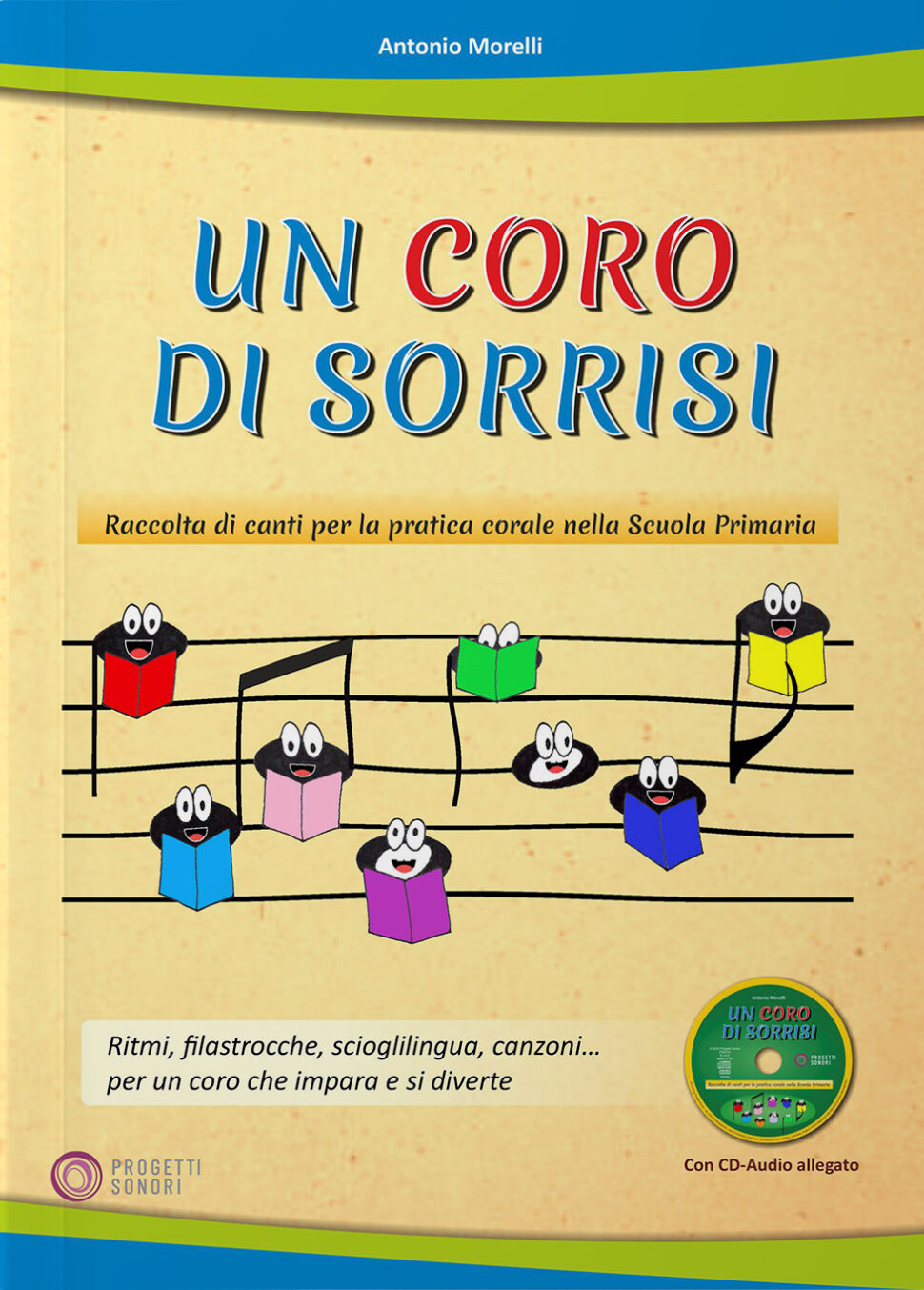 Copertina di Coro di sorrisi, di Antonio Morelli - Progetti Sonori