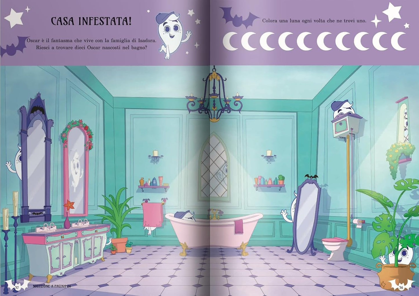 A casa con la famiglia Moon! Isadora Moon Activity Book
