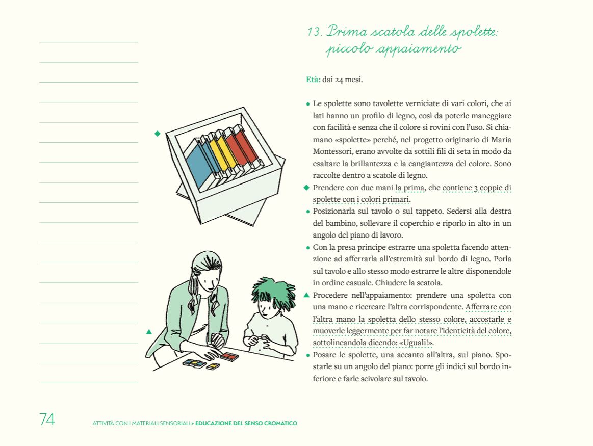 Attività con i materiali sensoriali - Album didattico Montessori - Centroscuola