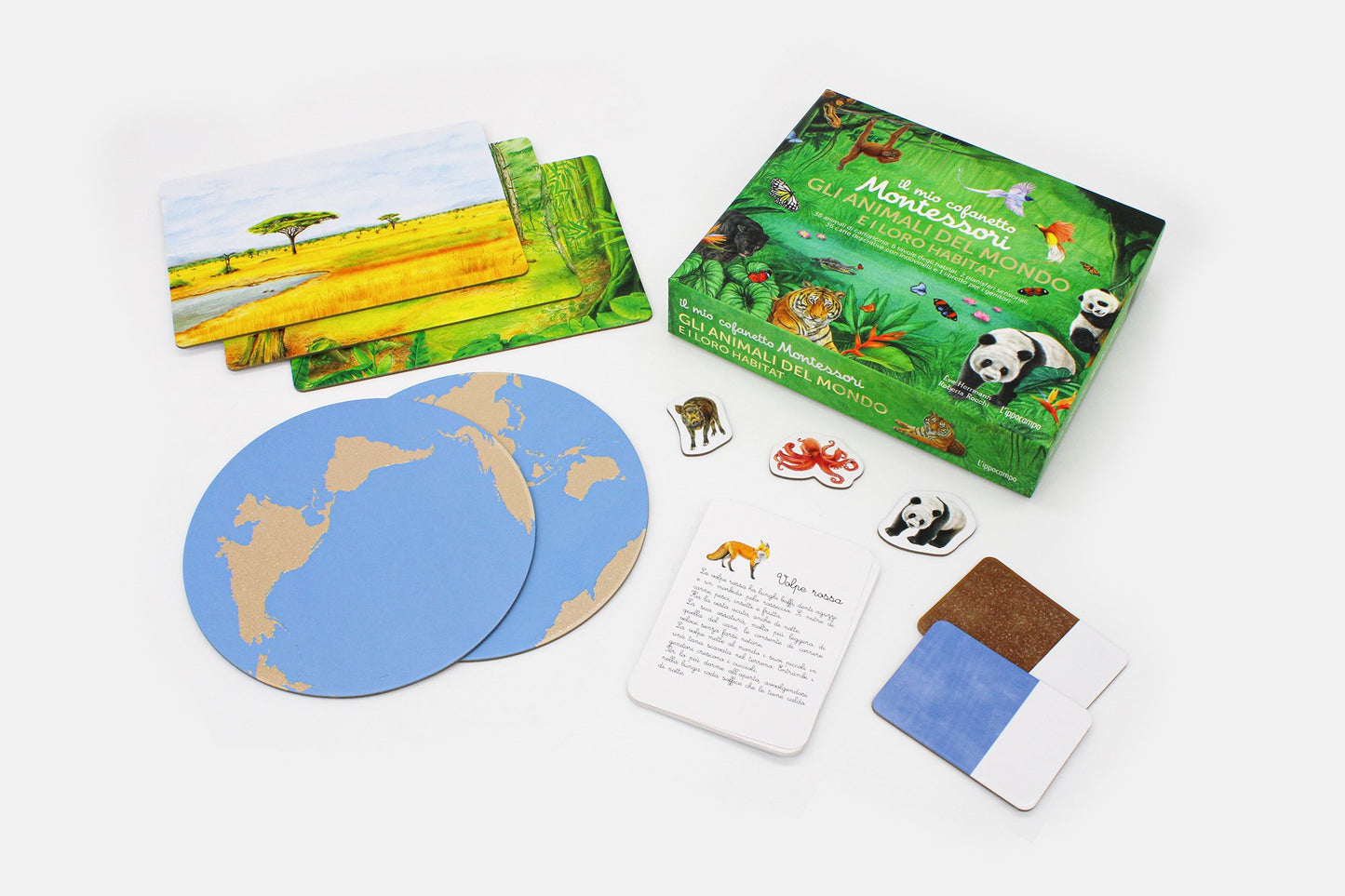 Il mio cofanetto Montessori - Gli animali del mondo e il loro habitat - Centroscuola