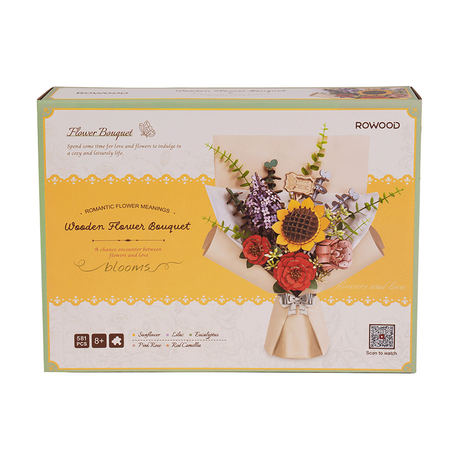 Wooden Flower - Bouquet - Centroscuola