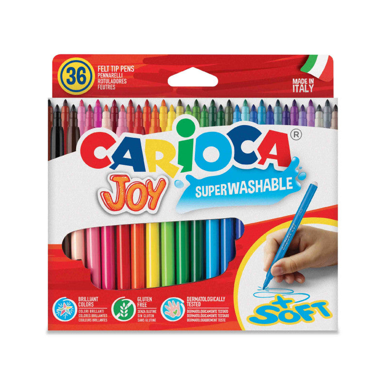 Pennarelli Joy Carioca 36pz Lavabili - Centroscuola