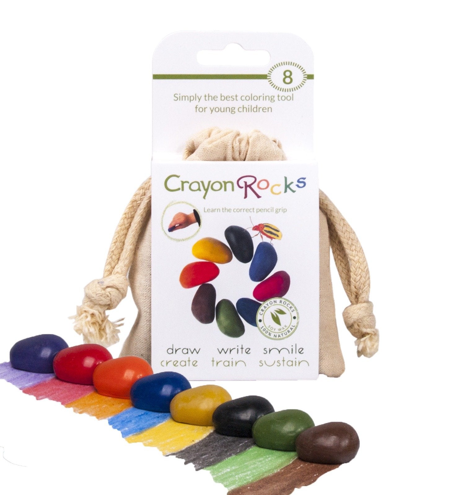 Crayon Rocks – 8 pietre – Centroscuola