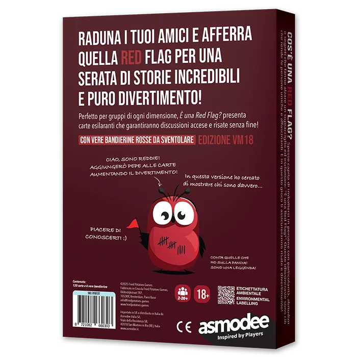 È Una Red Flag? Edizione VM18 - retro scatola