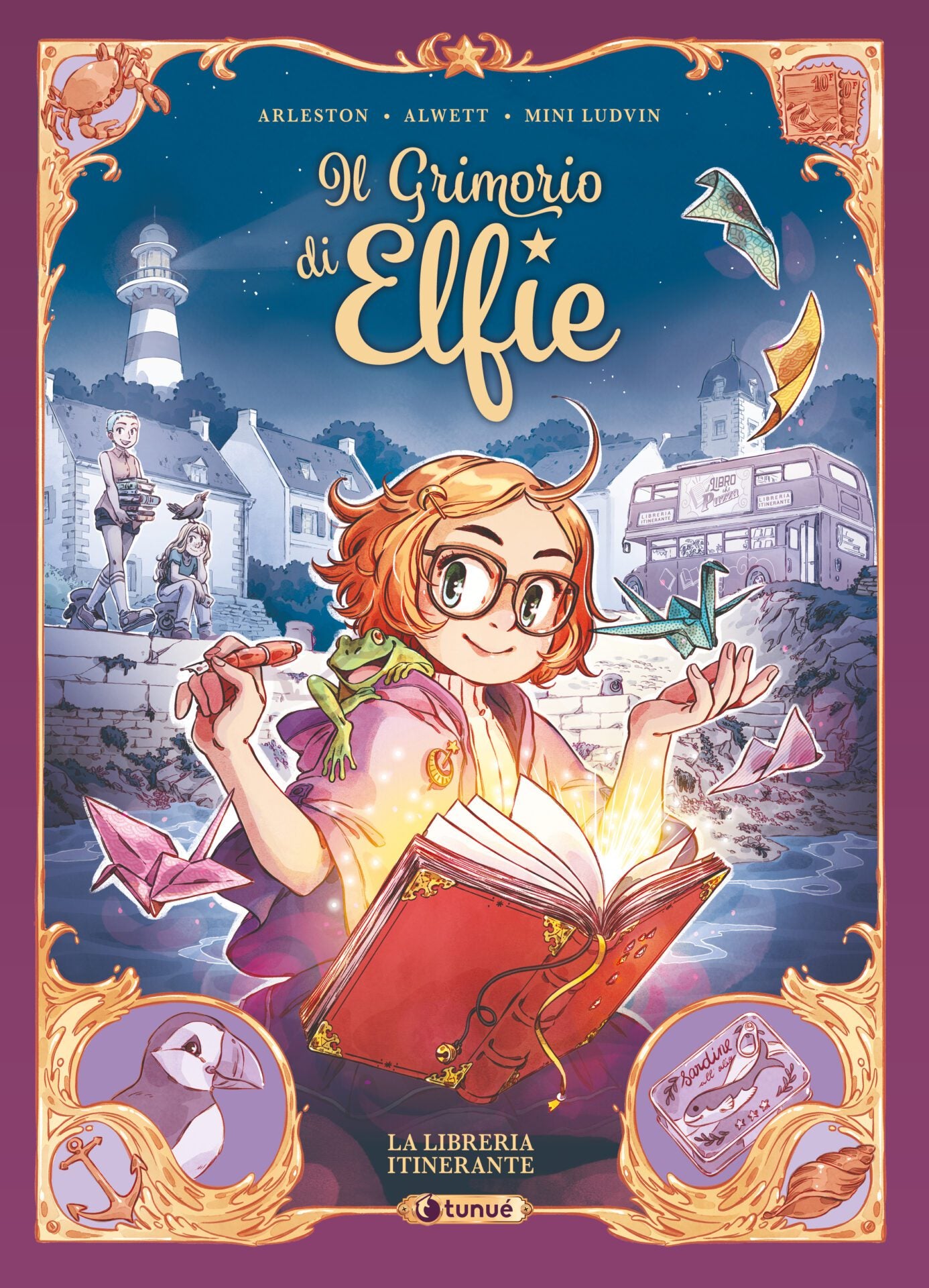 Il grimorio di Elfie - La libreria itinerante - Tunuè - copertina