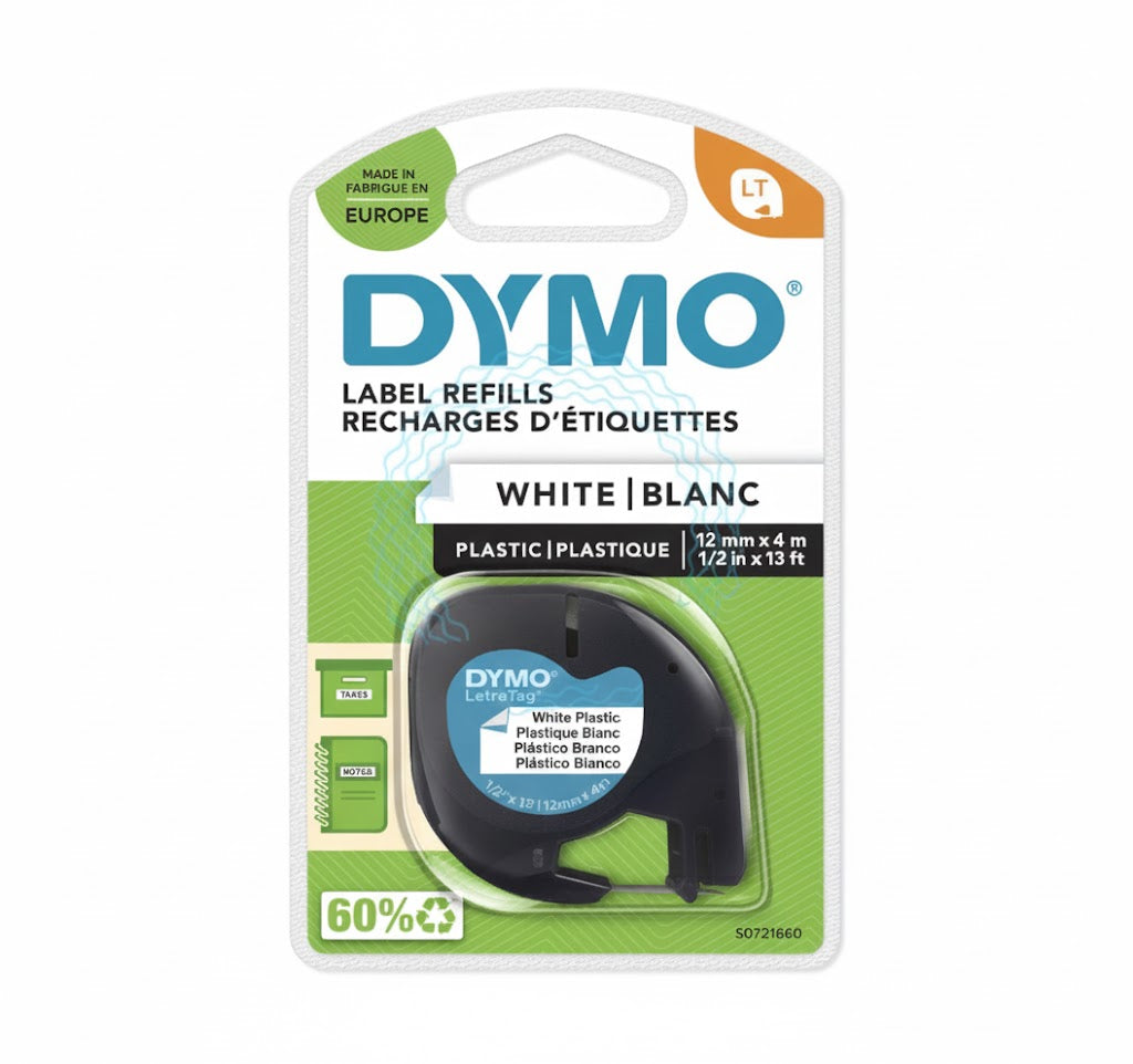 LetraTag Etichette autoadesive 12mm - Centroscuola