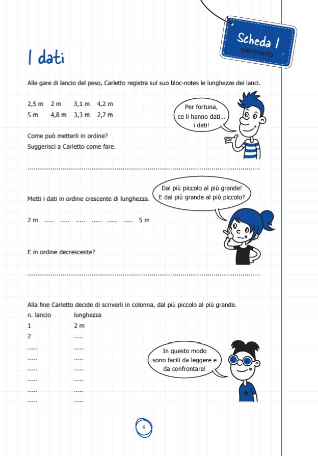 Quaderno amico - Grafici, tabelle e statistica - Centroscuola