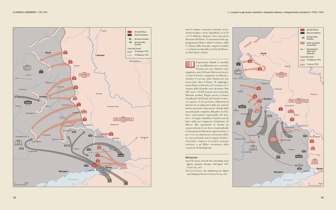 Le operazioni della Seconda guerra mondiale in 100 mappe