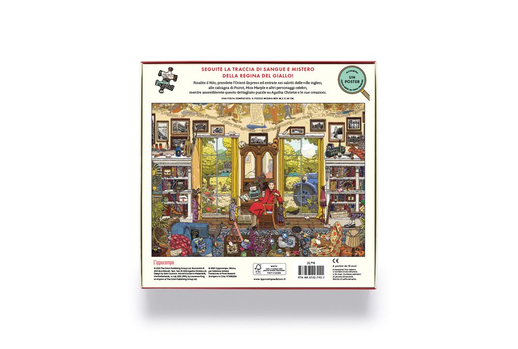 Il mondo di Agatha Christie - Puzzle 1000 pezzi - Centroscuola