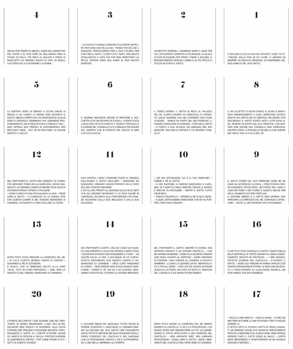 Carte in tavola - Il gatto con gli stivali - Centroscuola