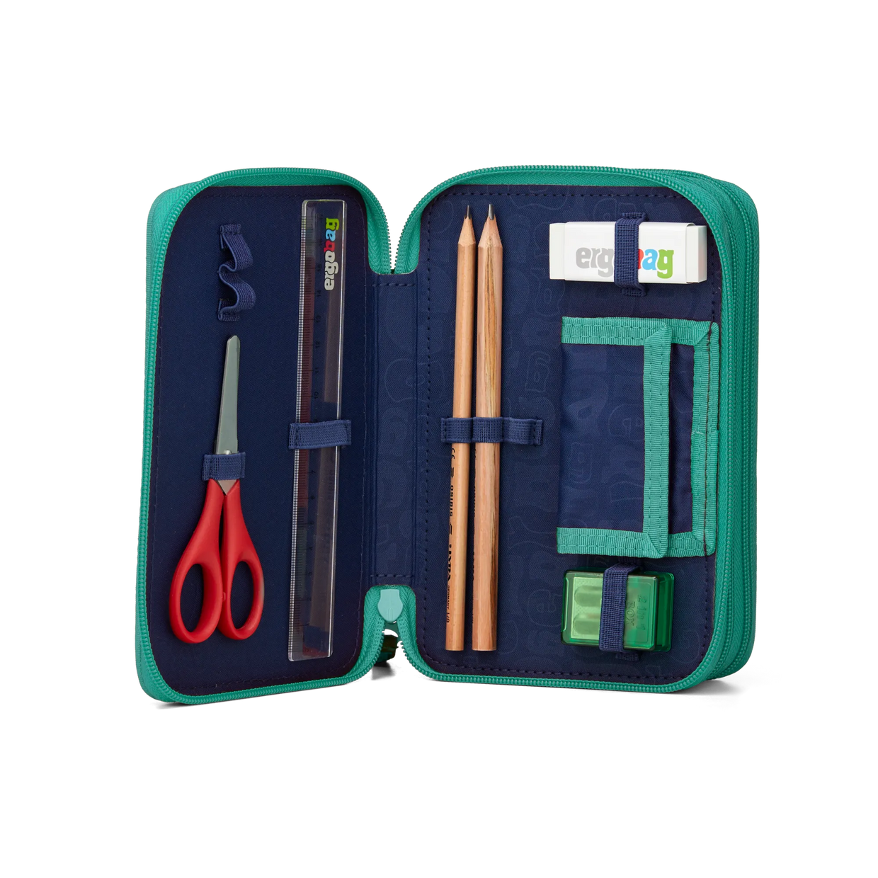 Astuccio Ergobag 3 Zip Maxi HorseDreamBear - contenuto - Centroscuola