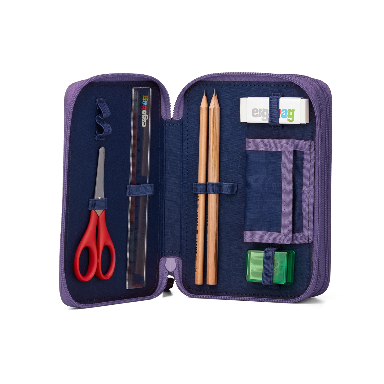 Astuccio Ergobag 3 Zip Maxi PonyBearadise - contenuto - Centroscuola